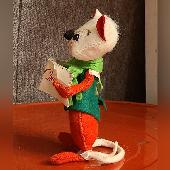 Vintage Annalee 7" Mouse Christmas Carol Mobilitee Doll - Picture 3 of 8